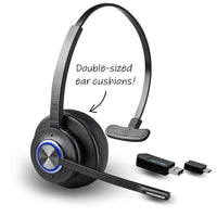 LH470XL Plush wireless travel size headset
