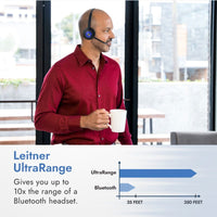 Leitner UltraRange - 10x the range of Bluetooth headsets