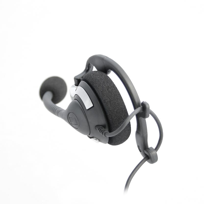 The included flexible earloops also help keep the cord tidy and out of the way