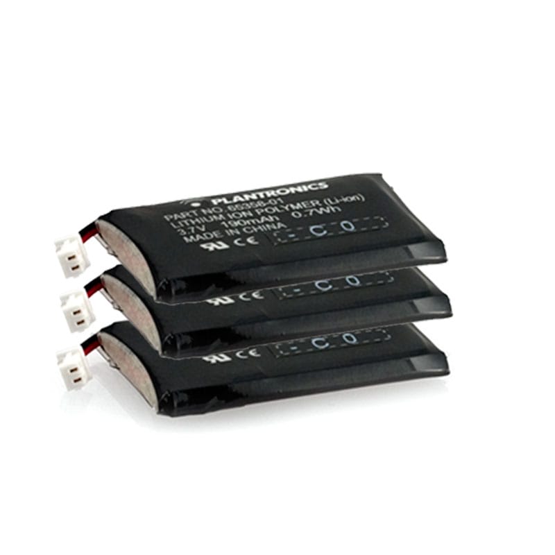 Genuine Plantronics CS50 & CS55 Replacement Battery (3 Pack)