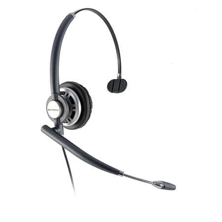 The Plantronics Over-the-Head Corded Headset sounds great and is comfortable to wear all day long
