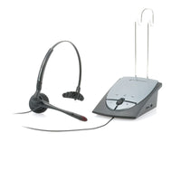 The Plantronics S12 corded headset system