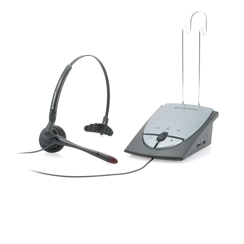 The Plantronics S12 corded headset system