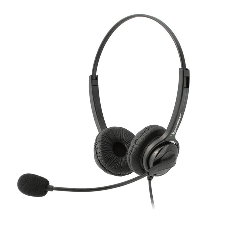 Executive Pro Dual-Ear Corded PC Headset (Noise-Canceling)