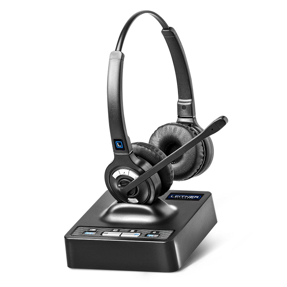 Leitner LH275 Dual-Ear Wireless Phone and Computer Headset
