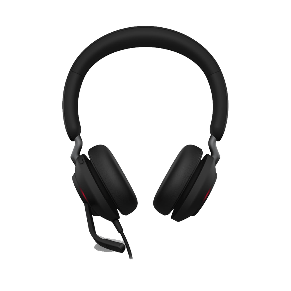 Jabra Evolve2 40 Dual-Ear Wired USB-C Headset | Headsets.com Jabra Evolve2 40 Dual-Ear Wired USB-C Headset | Headsets.com