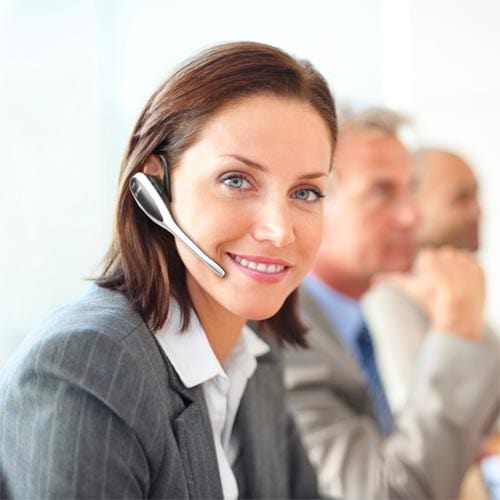 The AT&T Marathon Headset worn on-the-ear