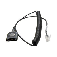 Sennheiser wired headset quick disconnect (QD) cord for Cisco phones