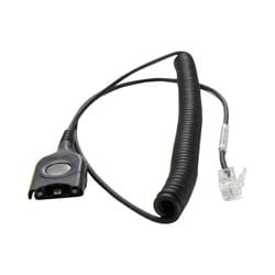 Sennheiser DeskMate wired headset easy connect quick disconnect cord