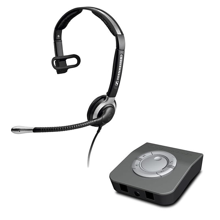 The Sennheiser CC 510 monaural headset with the UI 760 amplifier