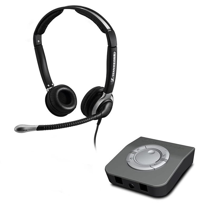 The Sennheiser CC 520 binaural headset and UI 760 amplifier