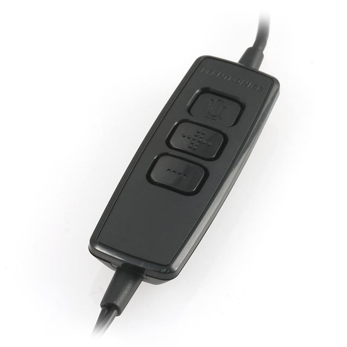 Inline volume and microphone controls on .Audio 626 Digital USB headset