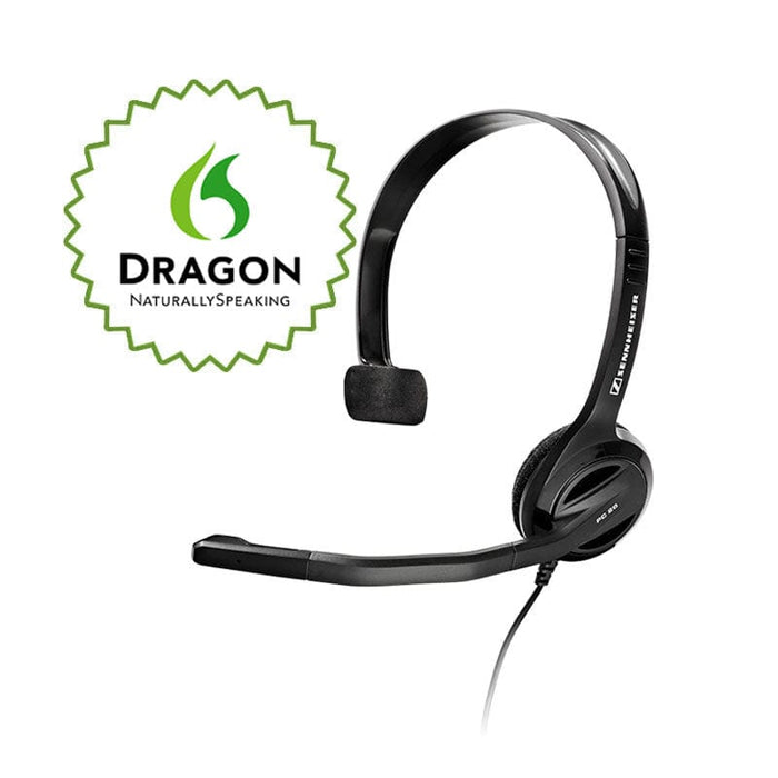 Sennheiser PC26  plus Dragon NaturallySpeaking 13 offer you the ultimate productivity!