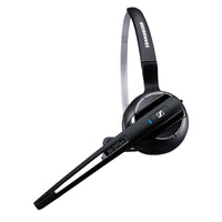 Comfortably wear your headset all day with the over-the-head band!