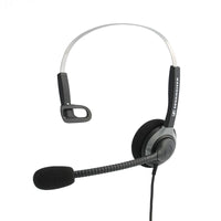 Sennheiser VersaMate wired headset headband wearing style