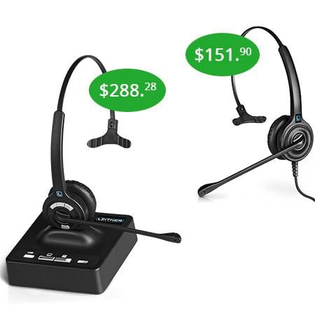Not sure which headset is right for you? Try our best-selling wireless & best-selling corded headset FREE for 60 days! Only keep what you like