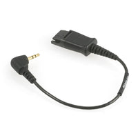 Plantronics 6in 2.5mm to QD Cord