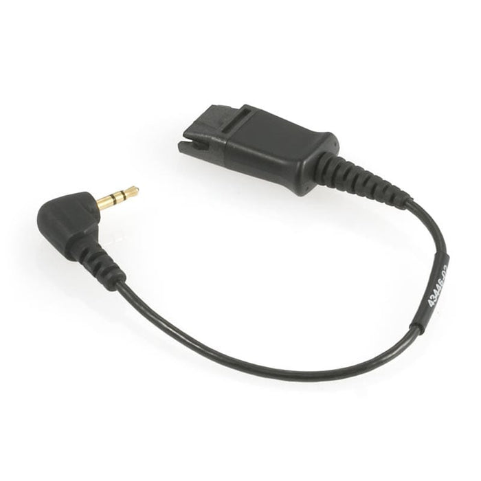 Plantronics 6in 2.5mm to QD Cord