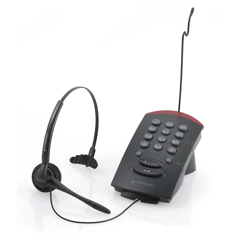 The Plantronics T10 telephone headset system
