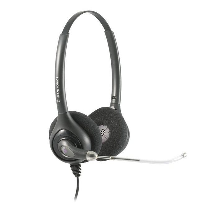 The Plantronics Polaris P261 SupraPlus binaural headset