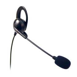 The included Executive Pro headset in on-the-ear form