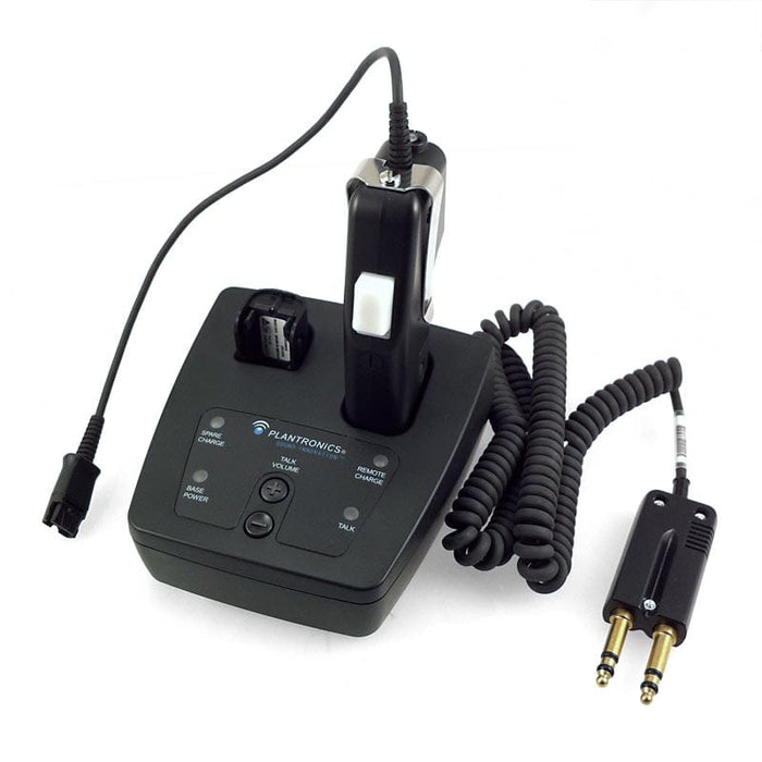 Plantronics CA12CD Wireless Push-to-Talk adapter.  Compatible with any H-Series Headset
