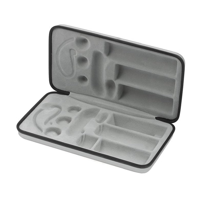 The Plantronics 645 includes a handy travel case