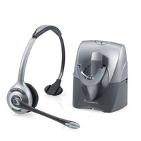 Plantronics CS351N headset charging on base station