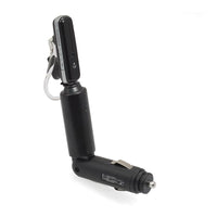 Voyager 835 plugged into the included car charger
