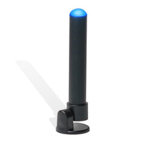 The Busy Beacon glows a bright blue when in do not disturb mode
