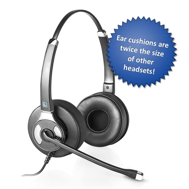 4 out of 5 Customers prefer the comfort and added <br>focus they get from a Plush headset