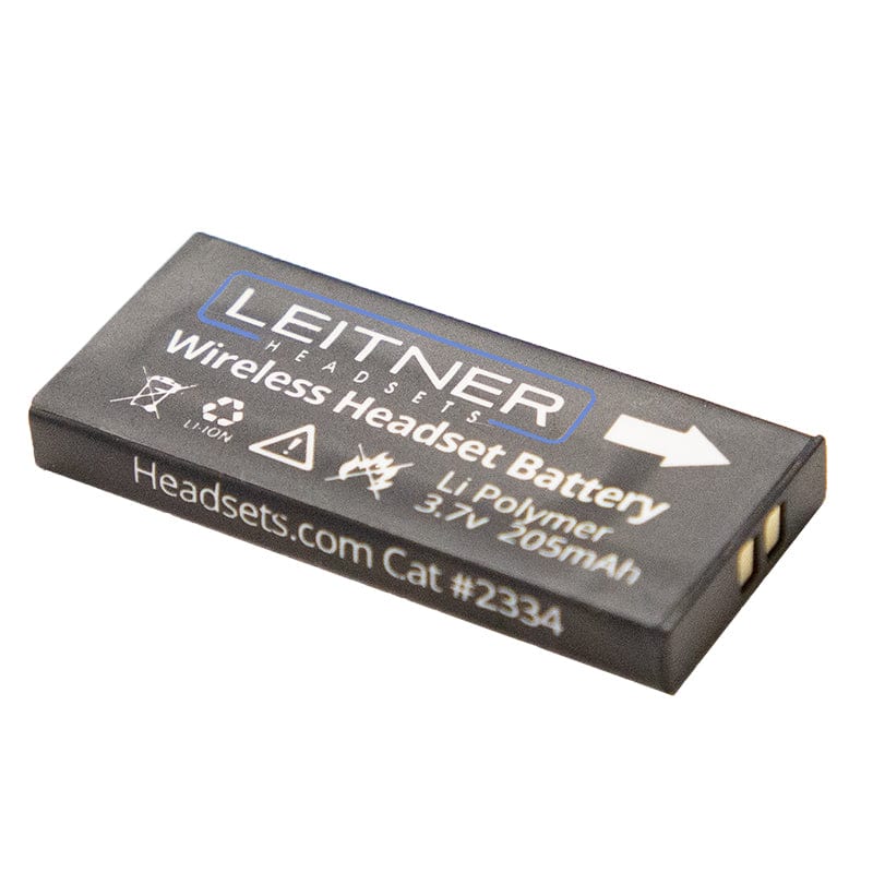 Refresh your Leitner wireless headset with a new battery