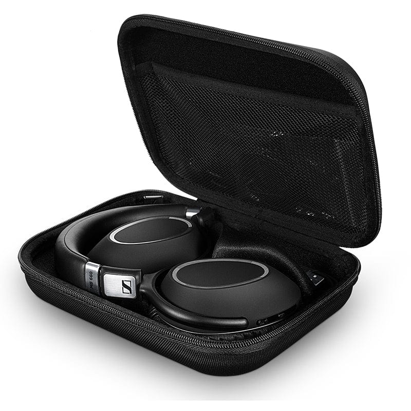 Traveling? A convenient and sleek carrying case is included