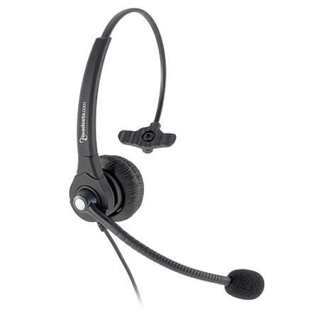Executive Pro Melody Monaural Headset #Executive Pro Melody Monaural Call Center Headset with noise canceling microphone
