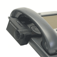 The HSL10 physically lifts up the handset when you take a call