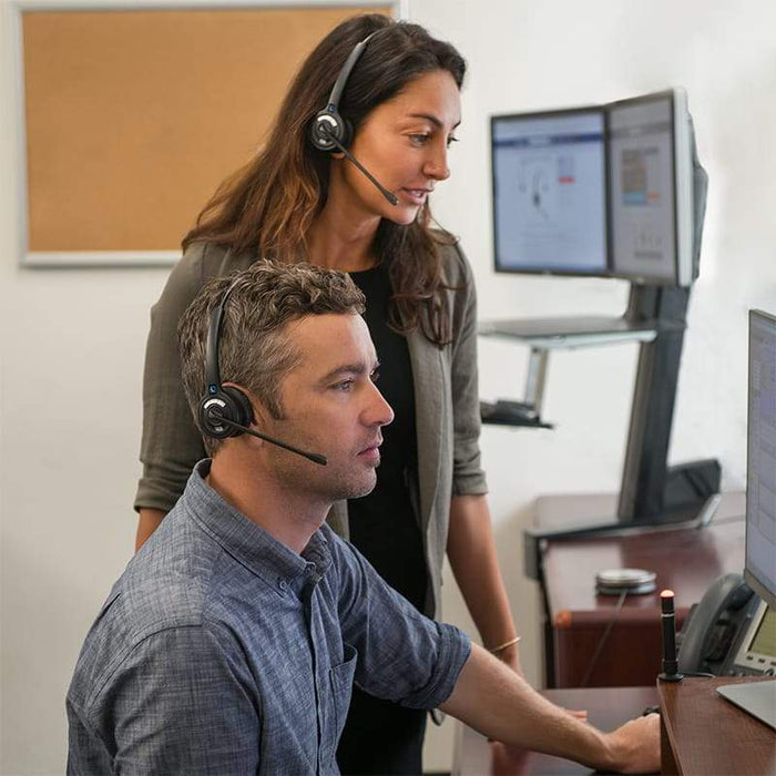Pair an extra headset to your base for easy conference calls or training