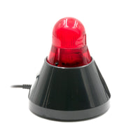 Lights up when you're on a call, letting folks know to keep their distance! 